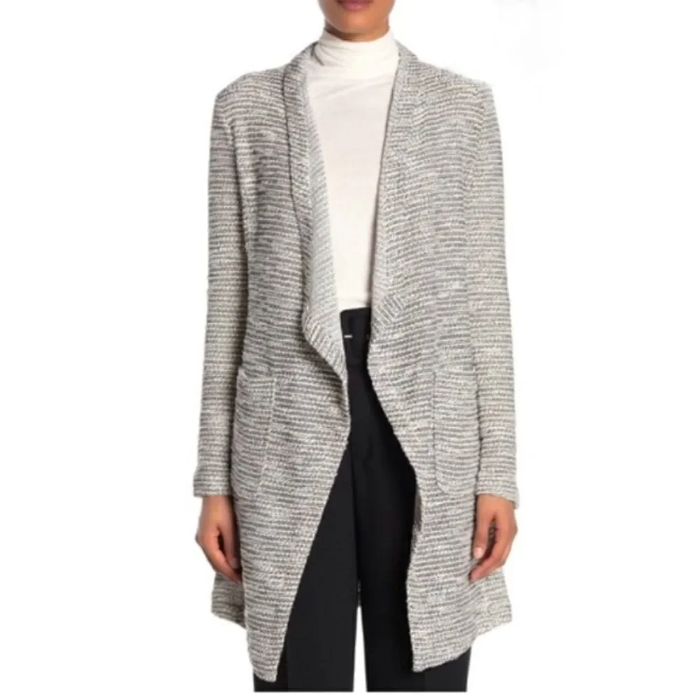 🆕 BAGATELLE Draped Front Woven Knit Cardigan! - Picture 7 of 7